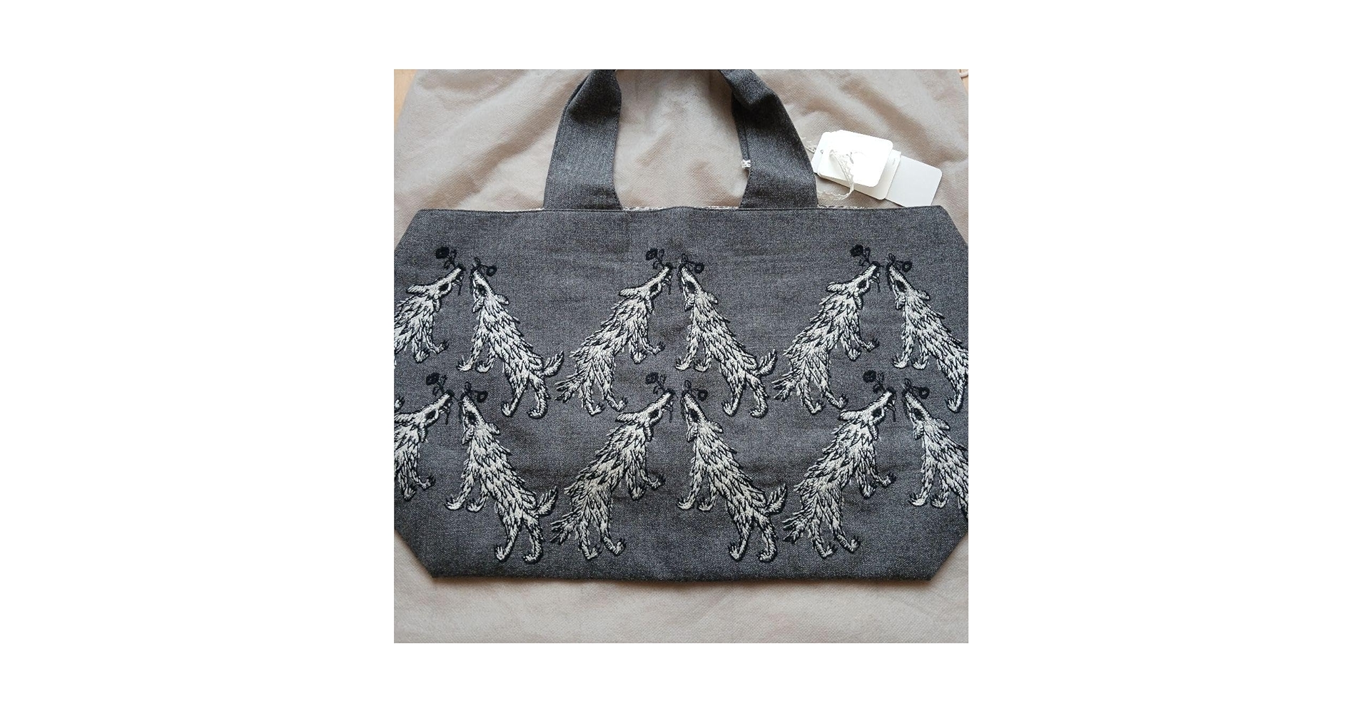 Amazon.co.jp: 新 ミナペルホネン wolf & flower バッグ : おもちゃ